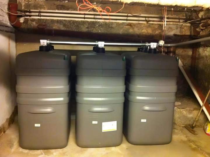 Installation des cuves  Île-de-France